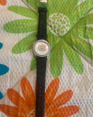 Orologio hello kitty con cinturino glitterato