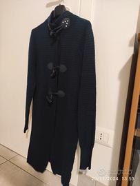 Cardigan donna blu 