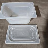 Contenitori in plastica per alimenti da 1/4 + Cop.