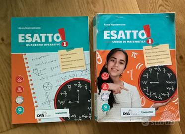 Libro matematica  prima media ESATTO 1  DeAgostini