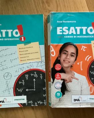 Libro matematica  prima media ESATTO 1  DeAgostini