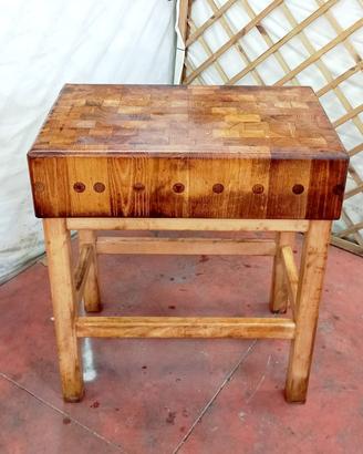 ceppo in legno per carne macelleria braceria 