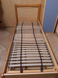 Letto singolo con rete Ortopedica 