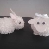 Coniglietto + Agnellino peluche