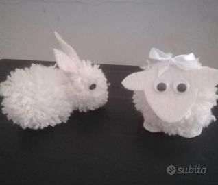 Coniglietto + Agnellino peluche