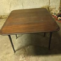 Antico tavolo inglese a bandelle , metà 800