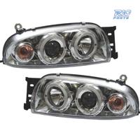 FARI FORD FIESTA 95-99 ANGEL EYES FONDO CROMATO