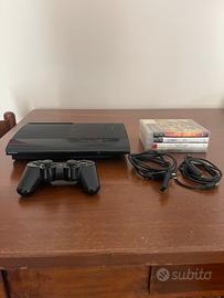 PS3 Super Slim 500GB + controller + 4 giochi
