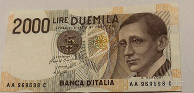 Guglielmo Marconi 2000 Lire FDS