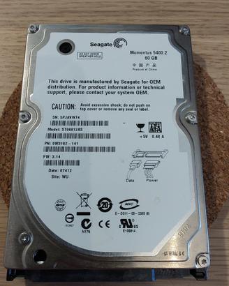 HDD Seagate Momentus 5400.2 60GB