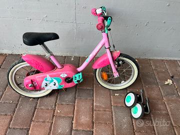 Bici bambina BTWIN 500 unicorn