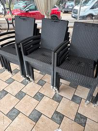 sedie in polyrattan