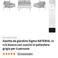 Salotto da giardino leroy merlin