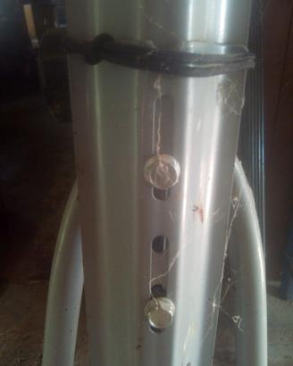 Portabici per tetto auto regolabile