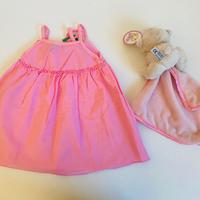 Vestito bambina + peluche neonato