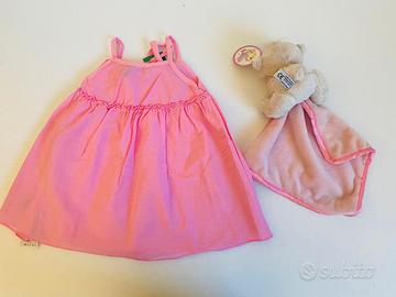 Vestito bambina + peluche neonato