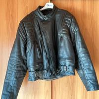 Giubbotto pelle biker taglia L