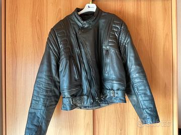 Giubbotto pelle biker taglia L