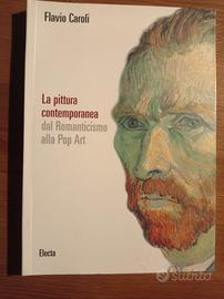 libro "La pittura contemporanea Romanticismo -Pop"