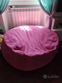 pouf originale big bertha gigante rosa 