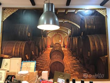 Banner Bottaia gigantografia vino muro ornamento