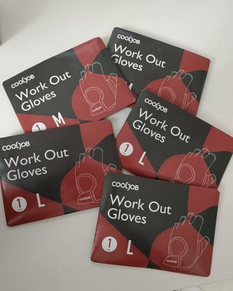 guanti da palestra unisex taglia M e taglia L 