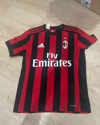 Maillot AC Milan Bonucci 19 - Domicile Adidas 2017-2018 - Neuf Sans étiquette - Rouge Et Noir Adulte