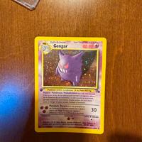 Carta pokemon Gengar prima edizione holo 5/62