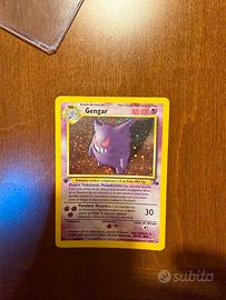 Carta pokemon Gengar prima edizione holo 5/62