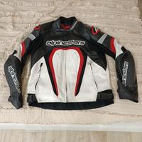 Giacca da moto in pelle Alpinestars Motegi 