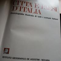 Enciclopedia CITTÀ E PAESI D'ITALIA ANNO 1968  