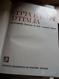 Enciclopedia CITTÀ E PAESI D'ITALIA ANNO 1968  
