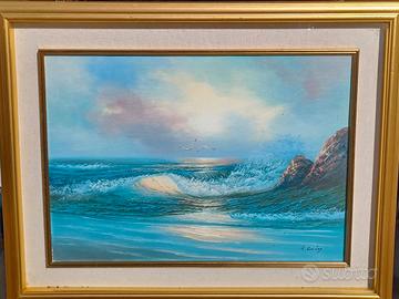 Dipinto Originale ad Olio su Tela - H. Gailey