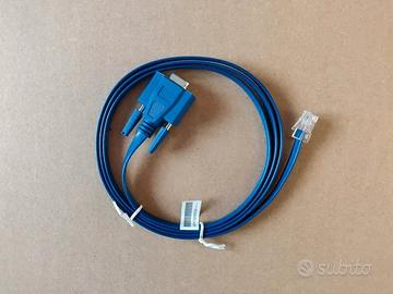 Cavo console blu RJ45 a DB9 per Switch/Router