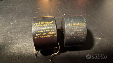 Condensatori Mundorf Supr. Evo SilverGoldOil 5,6uF