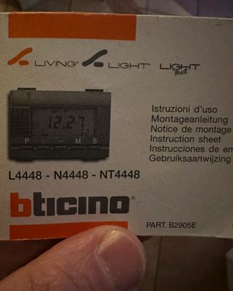 Bticino cronotermostato