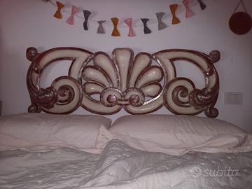 Testiera Letto stile Barocco in legno 