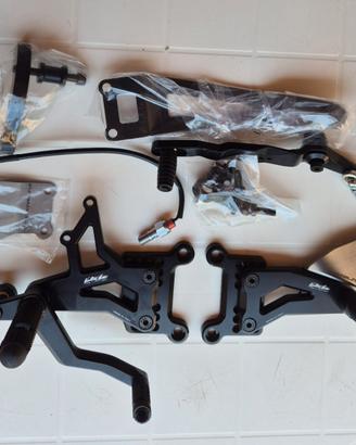 PEDANE ARRETRATE VALTERMOTO YAMAHA R6 R1 CBR