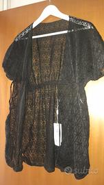 kimono nero taglia M L