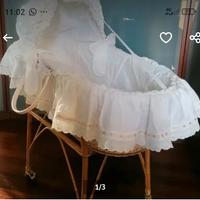 culla in vimini usata