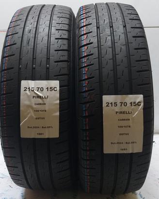 2 GOMME 215 70 15C PIRELLI A1881
