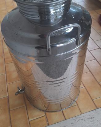 contenitori olio acciaio inox
