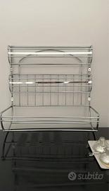 porta scottex , pellicola  , alluminio in acciaio