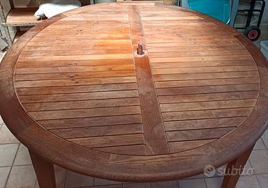 tavolo da giardino in teak