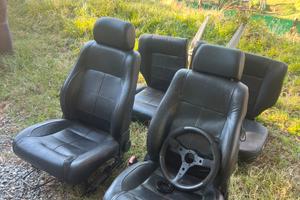 Interni e volante Giannini Fiat  600/500 sporting