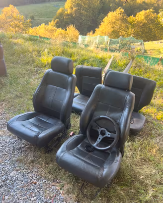 Interni e volante Giannini Fiat  600/500 sporting
