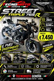 Triumph Street Triple 765 R GOMMATA NUOVA 12 MESI 