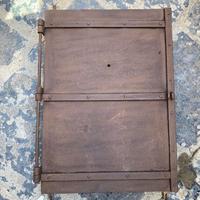 Antico sportello botola ferro battuto forno pozzo