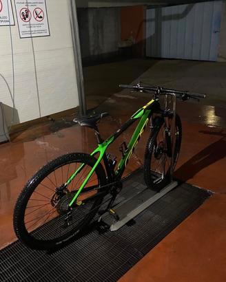 Bici mountain bike in carbonio