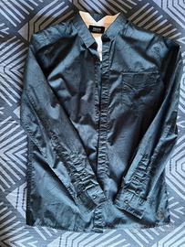 Camicia Volcom Blu Taglia M 100% Cotone